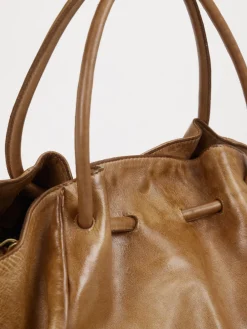 – Shopper aus Kalbleder Cognac-Alchimia Sale