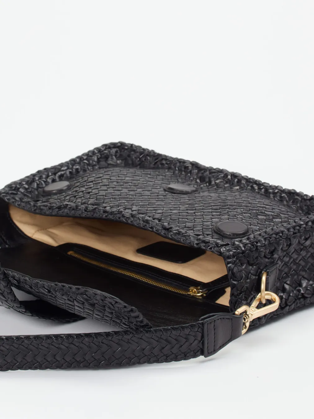 Allan K – Baguette-Tasche aus Flechtleder-Allan K - Antwerp Outlet