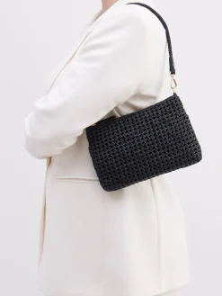 Allan K – Mini-Schultertasche aus Flechtleder-Allan K - Antwerp Outlet