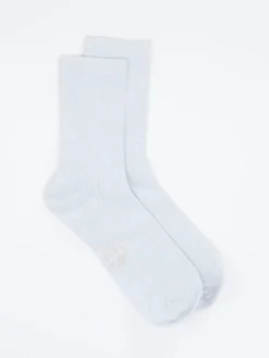 – Crew-Socken aus Textil mit Glitzer-Alto Milano Discount