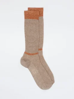 – Damensocken aus Textil mit Glitzereffekt-Alto Milano New