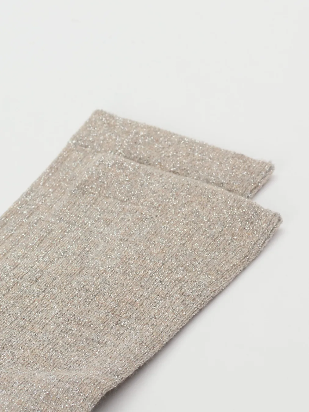 – Damen-Socken aus Textil mit Glitzergarn-Alto Milano Clearance