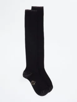 – Kniestrümpfe aus Schurwollmix in-Alto Milano Sale