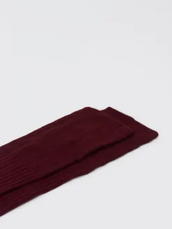 – Kniestrümpfe aus Baumwolle in Bordeaux-Alto Milano Clearance