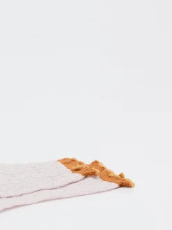 – Rüschensocken aus Textil Blassrosa-Alto Milano Hot