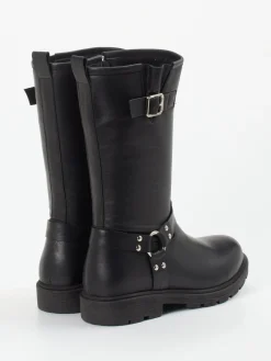 – Biker-Stiefelette aus Kalbleder-Andrea Conti Online