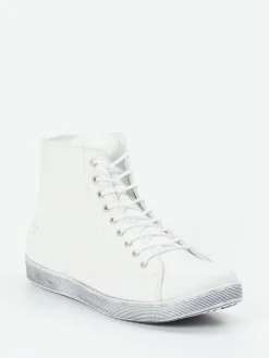 – High-Top-Sneaker aus Kalbleder-Andrea Conti Clearance