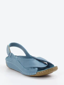 – Komfort-Sandale aus Kalbleder jeans-Andrea Conti Outlet