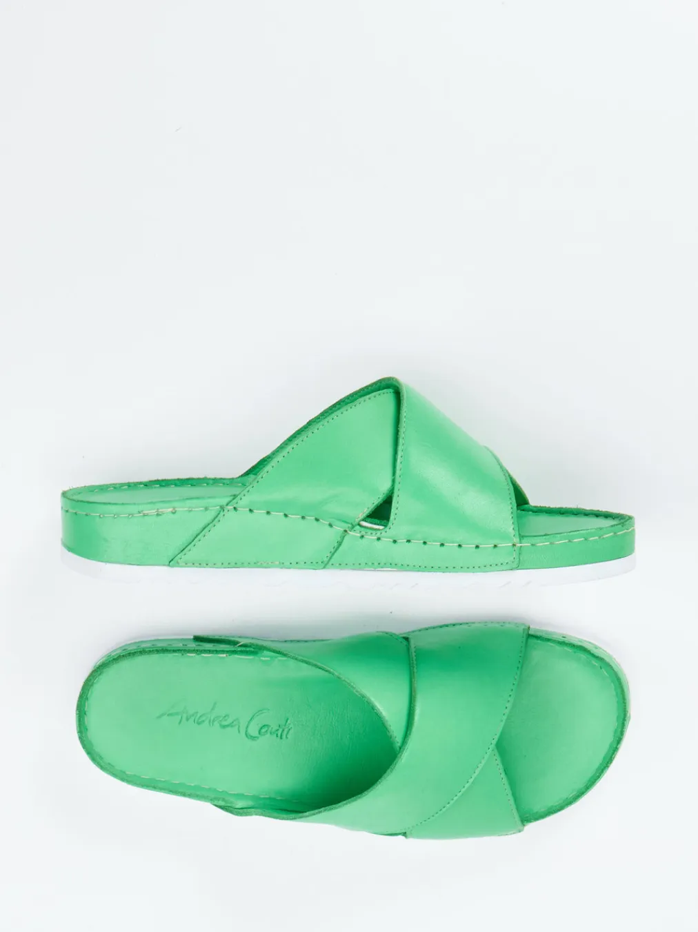 – Pantoletten aus Kalbleder-Andrea Conti Outlet