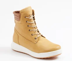 – Schnürboots aus Kalbleder hellbraun-Andrea Conti New