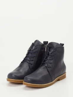 – Schnürboots aus Kalbleder Dunkel-Andrea Conti Hot