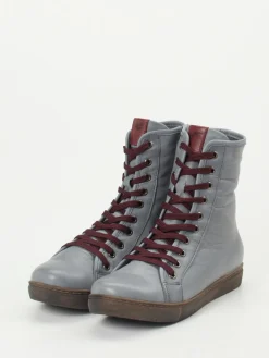 – Schnürboots aus Kalbleder stahlgrau-Andrea Conti Hot