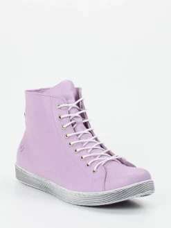 – Schnürstiefelette aus Kalbleder Flieder-Andrea Conti Online