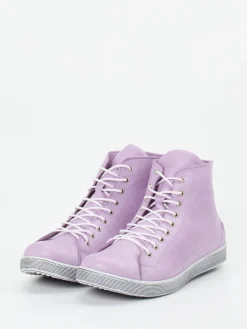 – Schnürstiefelette aus Kalbleder Flieder-Andrea Conti Online