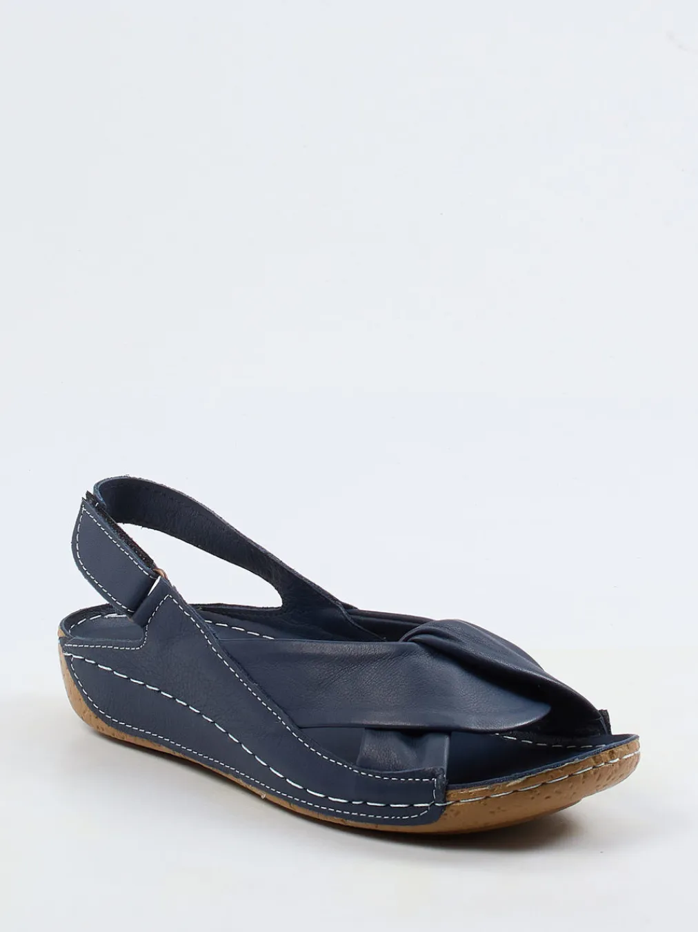 – Slingback-Sandalen aus Kalbleder Dunkel-Andrea Conti New