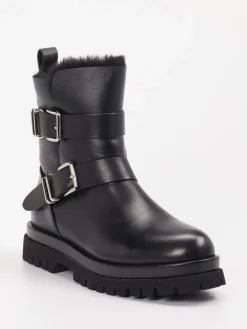 – Biker-Stiefelette aus Lammleder-Andrea Puccini Online