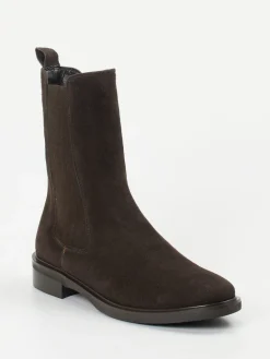 – Chelsea Boots aus Veloursleder Dunkel-Andrea Puccini Sale