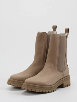 – Chelsea Boots aus Nubukleder taupe-Andrea Puccini Sale