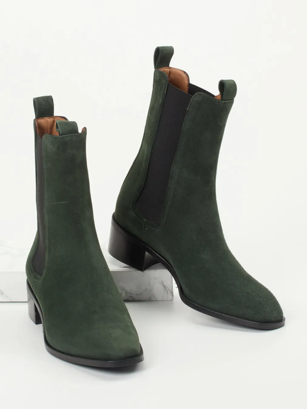 – Chelsea Boots aus Veloursleder-Andrea Puccini Best