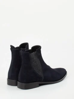 – Chelsea Boots aus Veloursleder dunkel-Andrea Puccini Outlet