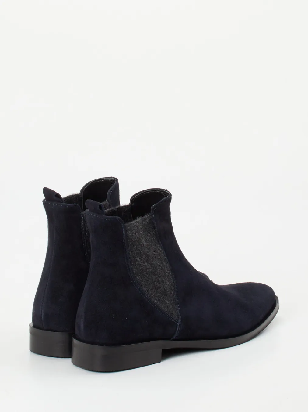 – Chelsea Boots aus Veloursleder dunkel-Andrea Puccini Outlet