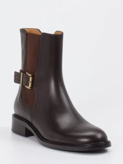 – Chelsea Boots aus Glattleder dunkel-Andrea Puccini Outlet