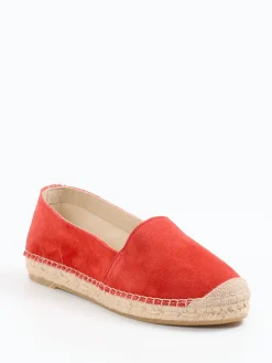 – Espadrilles aus Veloursleder Korall-Andrea Puccini New