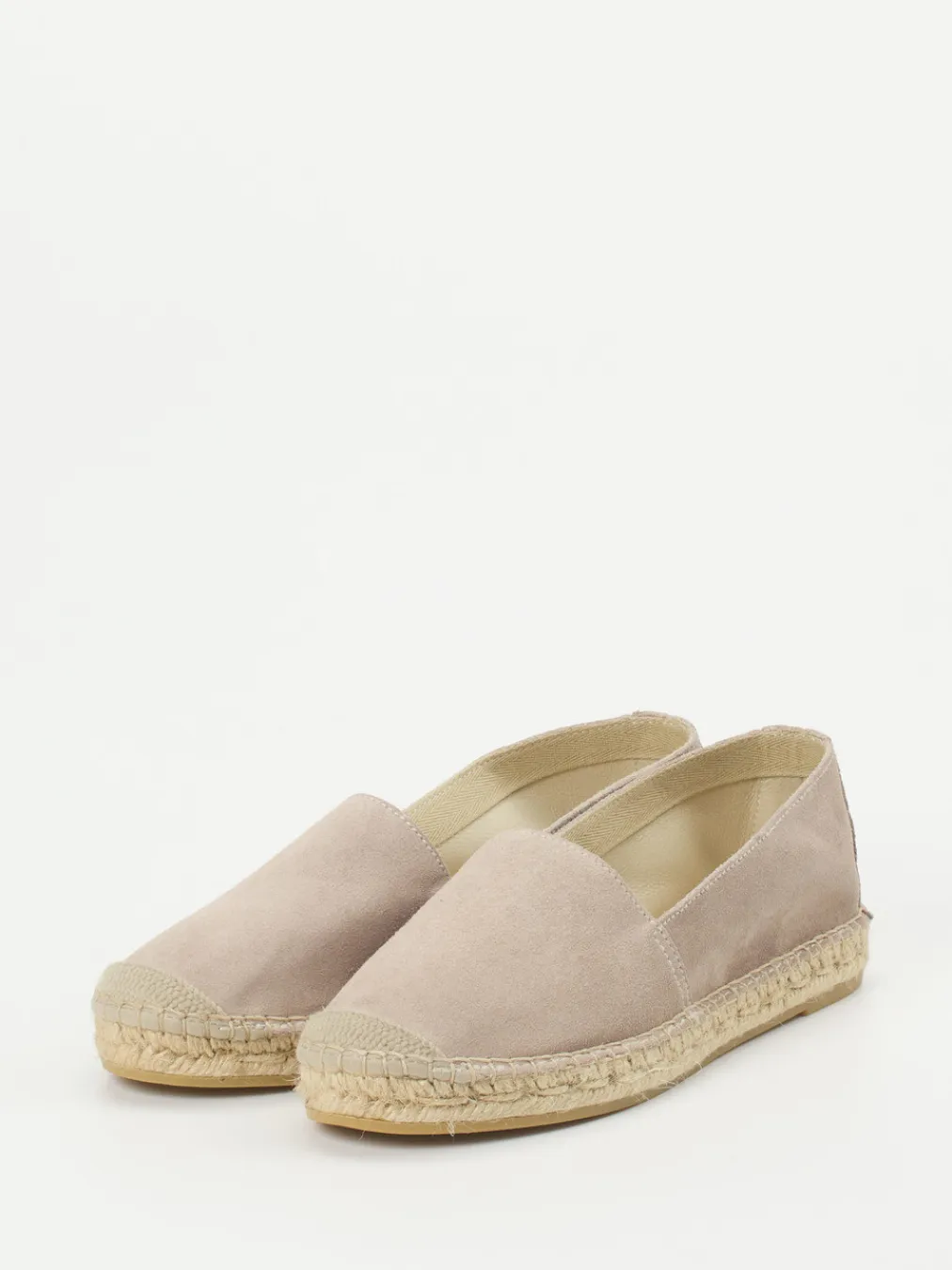 – Espadrilles aus Veloursleder Taupe-Andrea Puccini Sale