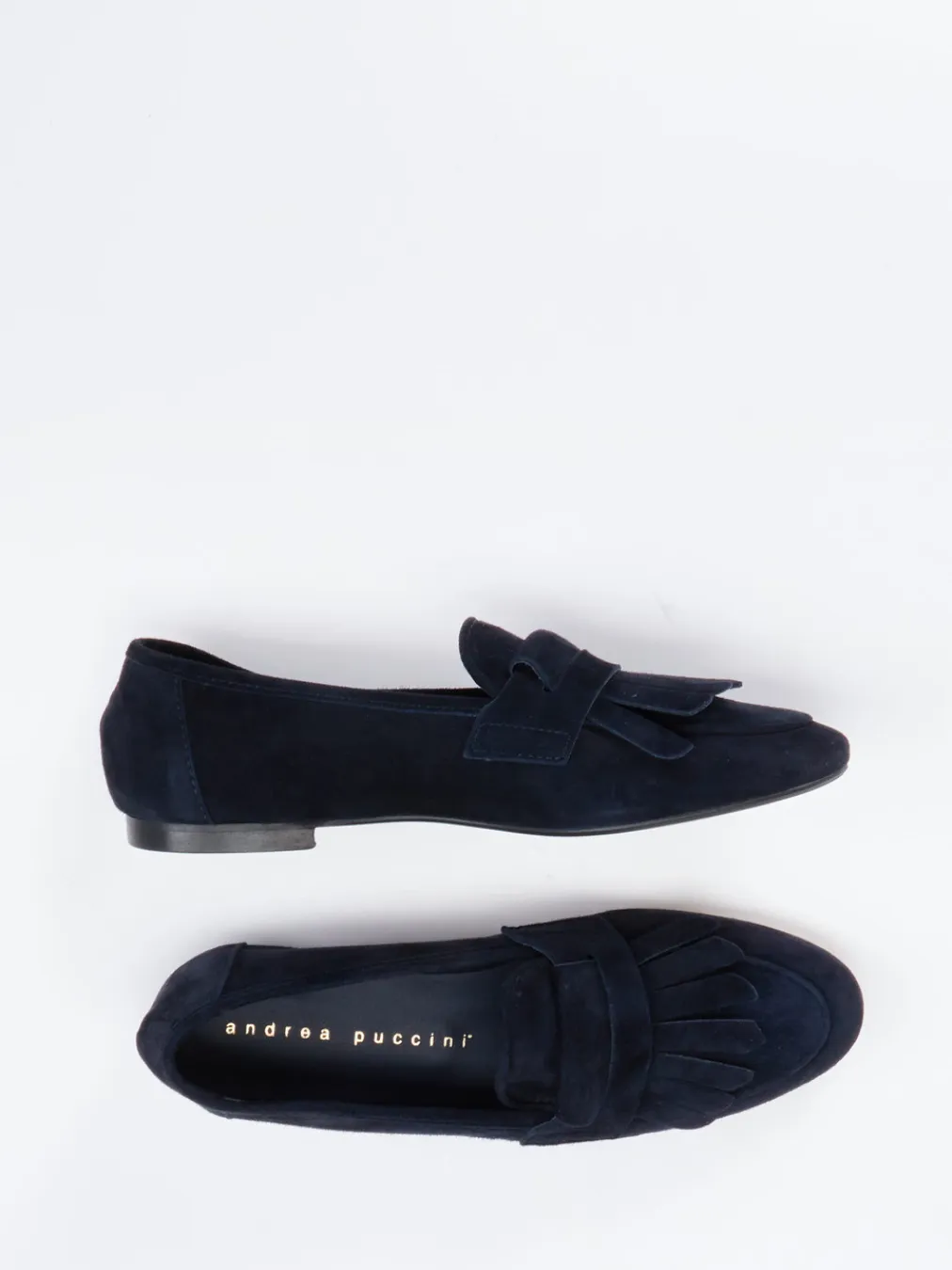 – Fransen-Loafer aus Veloursleder-Andrea Puccini Outlet