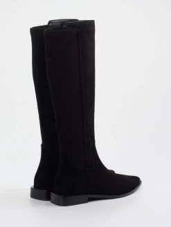 – kniehohe Stiefel aus Veloursleder-Andrea Puccini