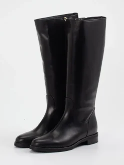 – Kniehohe Stiefel aus Kalbleder-Andrea Puccini Outlet