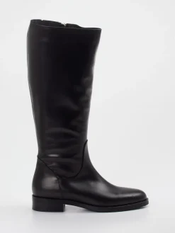 – Kniehohe Stiefel aus Kalbleder-Andrea Puccini Outlet