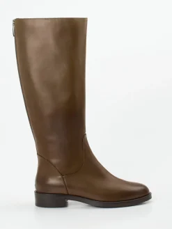 – Kniehohe Stiefel aus Kalbleder-Andrea Puccini Outlet