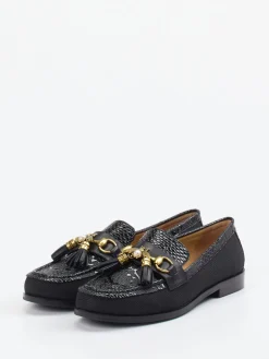 – Loafer aus geprägtem Leder-Andrea Puccini Discount