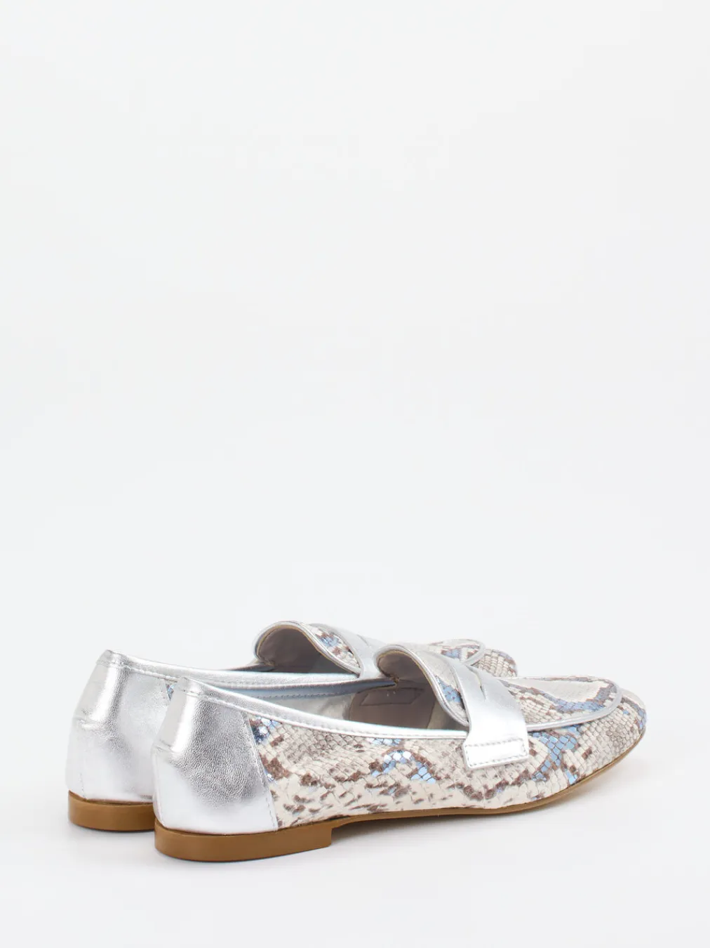 – Loafer aus geprägtem Leder beige-Andrea Puccini New