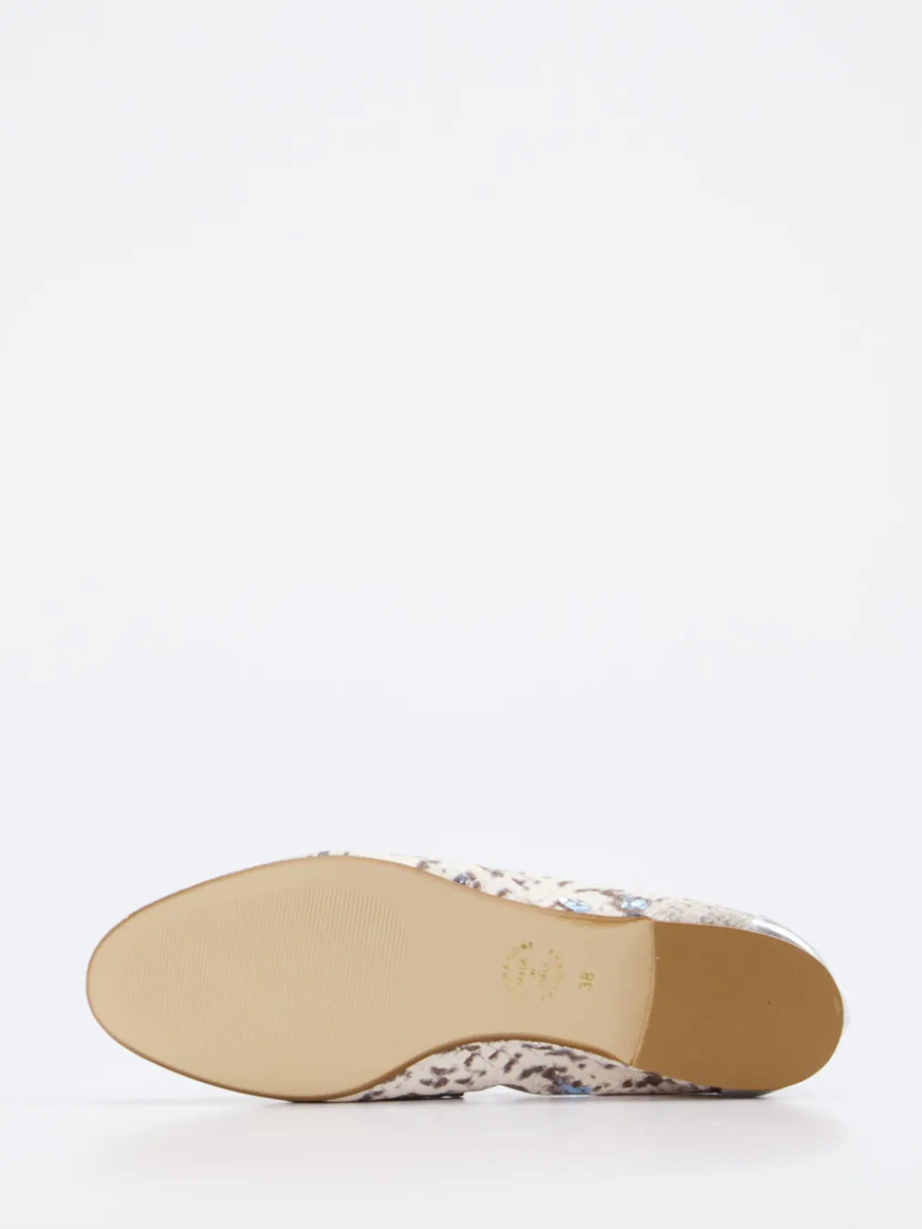 – Loafer aus geprägtem Leder beige-Andrea Puccini New