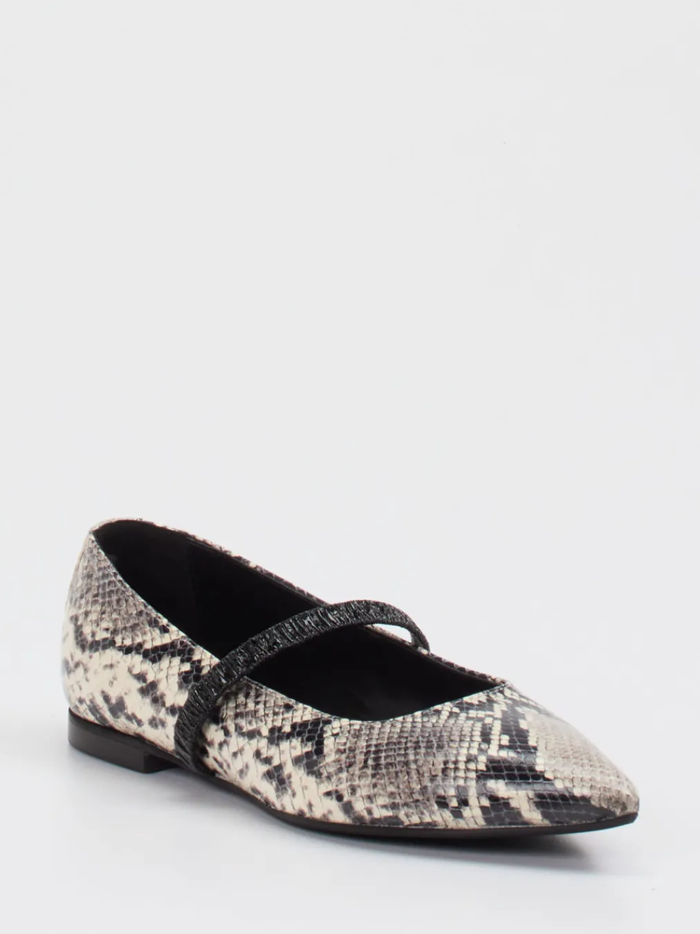 – Mary Jane Ballerinas aus geprägtem Leder-Andrea Puccini Best