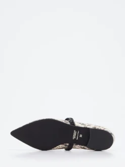 – Mary Jane Ballerinas aus geprägtem Leder-Andrea Puccini Best