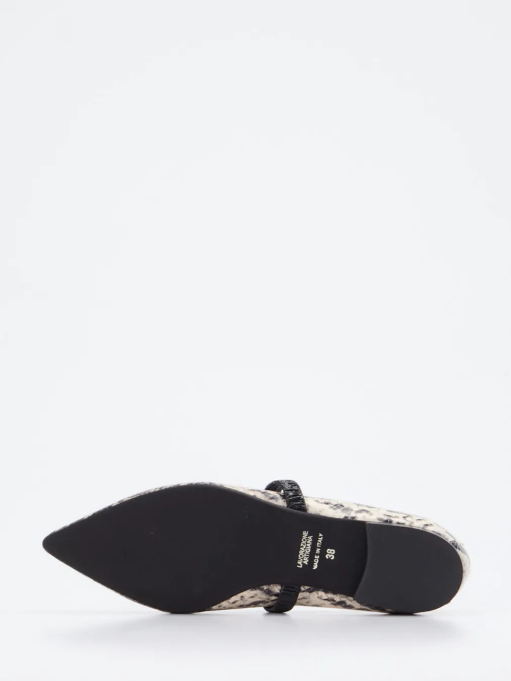 – Mary Jane Ballerinas aus geprägtem Leder-Andrea Puccini Best