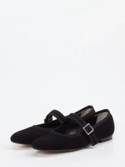 – Mary-Jane-Ballerinas aus Kalbleder-Andrea Puccini Clearance