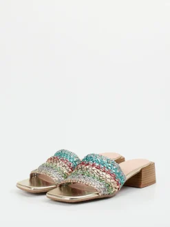 – Mules aus Metallicleder color-Andrea Puccini Outlet