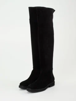 – Overkneestiefel aus Veloursleder-Andrea Puccini Best