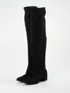 – Overknee-Stiefel aus Stretch Veloursoptik-Andrea Puccini