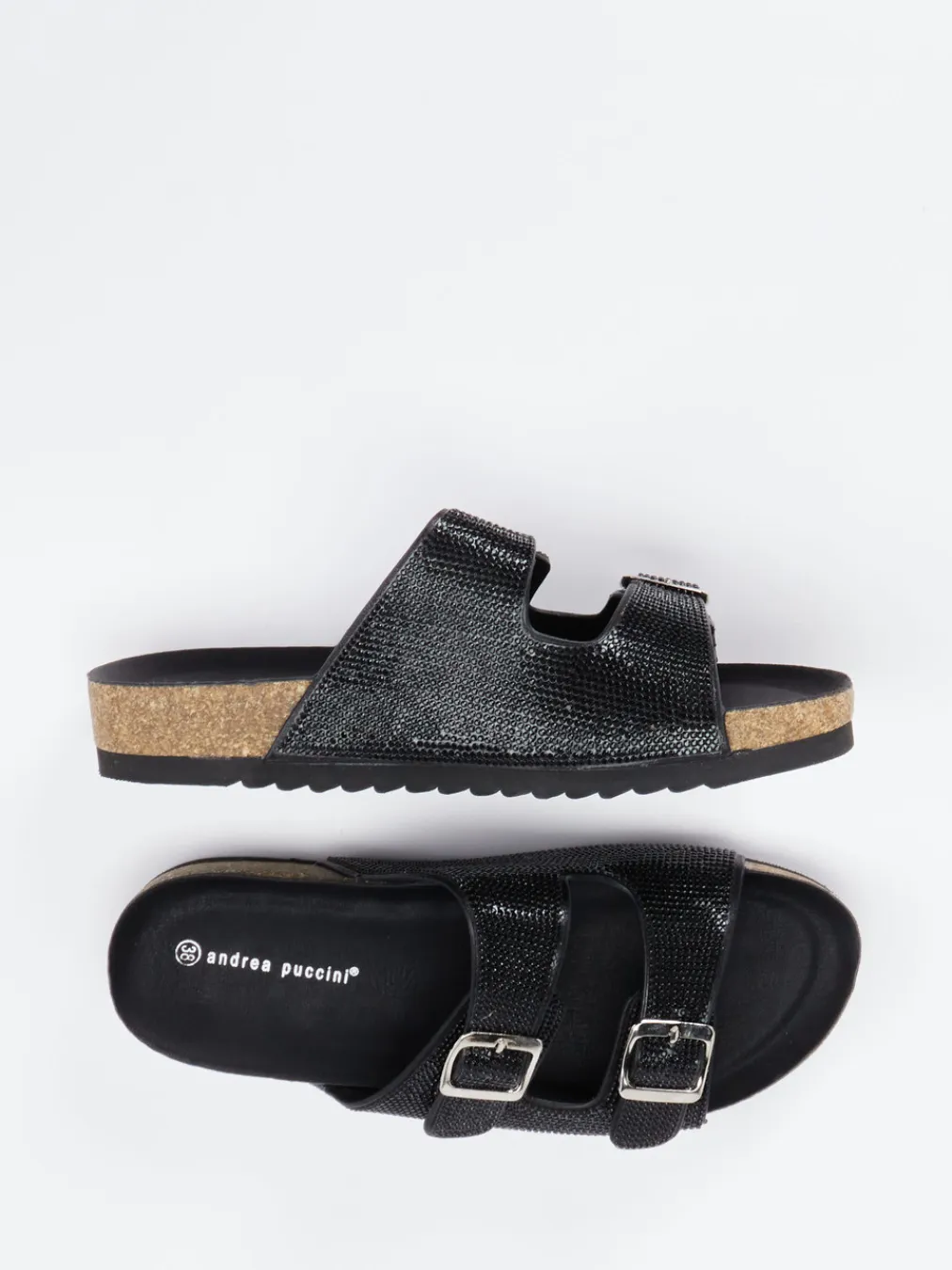 – Pantolette aus Metallicleder-Andrea Puccini Best