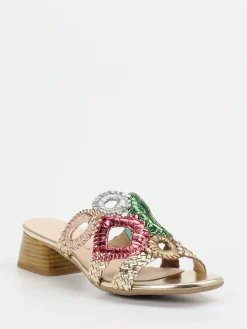 – Pantolette aus Metallic color-Andrea Puccini Best