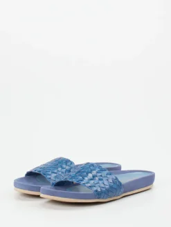 – Pantolette aus Flechtleder jeans-Andrea Puccini Clearance