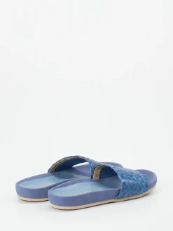 – Pantolette aus Flechtleder jeans-Andrea Puccini Clearance