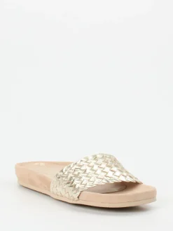 – Pantolette aus Metallicleder farben-Andrea Puccini New