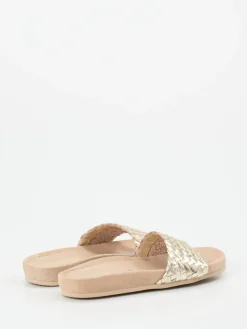 – Pantolette aus Metallicleder farben-Andrea Puccini New