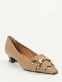 – Pumps aus Lammleder in Beige-Andrea Puccini Discount